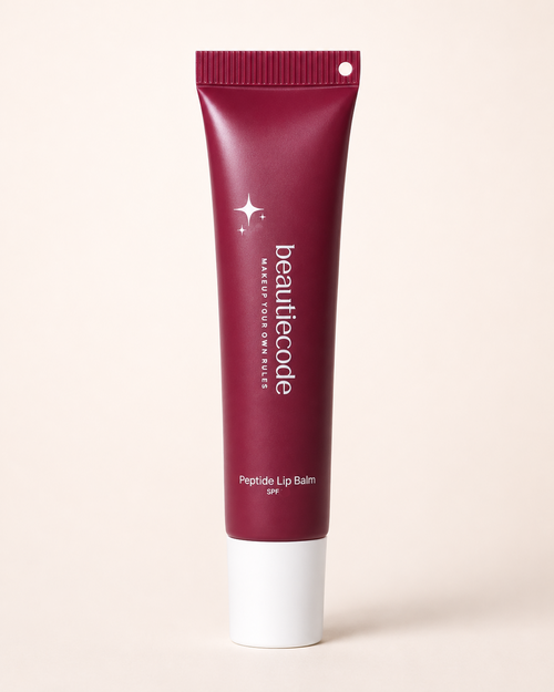 cherry tinted peptide lip balm with spf15